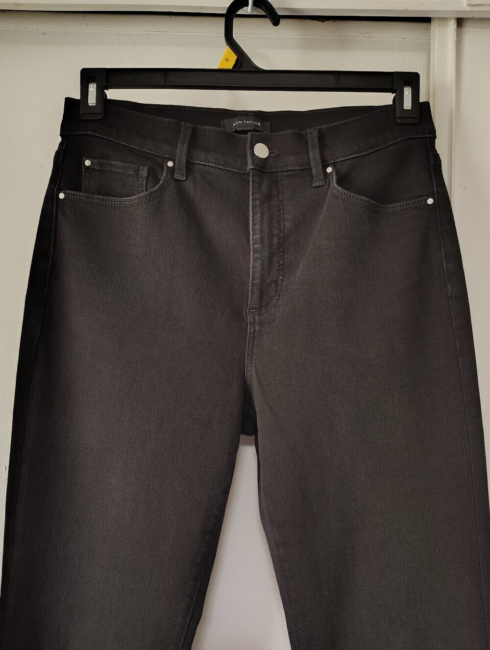 Ann Taylor The Boot Cut High Rise Women's Denim Jeans Black Stretch sz 8. - Picture 14 of 16